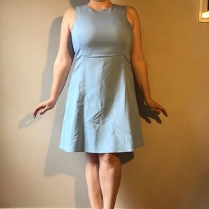 Calvin Klein baby blue sleeveless dress NWT